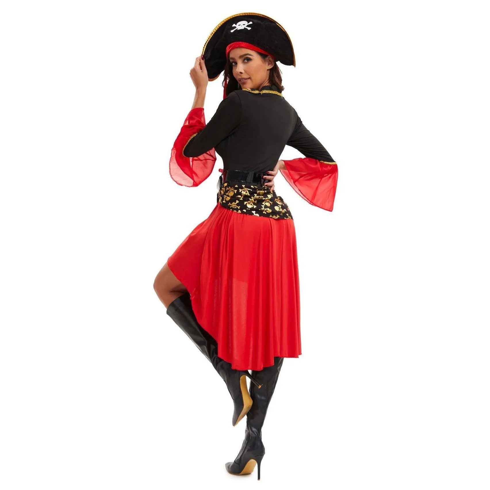 Pirate Outfit Vintage Cosplay Costume Carnival Halloween For Female - Pajamasbuy