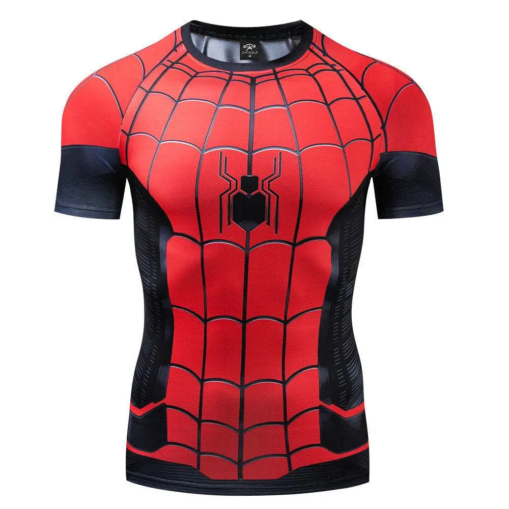 Spider - Man Far From Home Halloween Cosplay Costume Tight T-shirt - Pajamasbuy