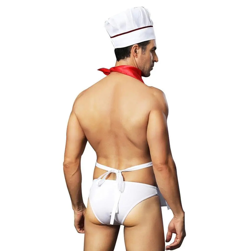 Stag Do Party Fancy Dress Costume Chef Servant For Men - Pajamasbuy