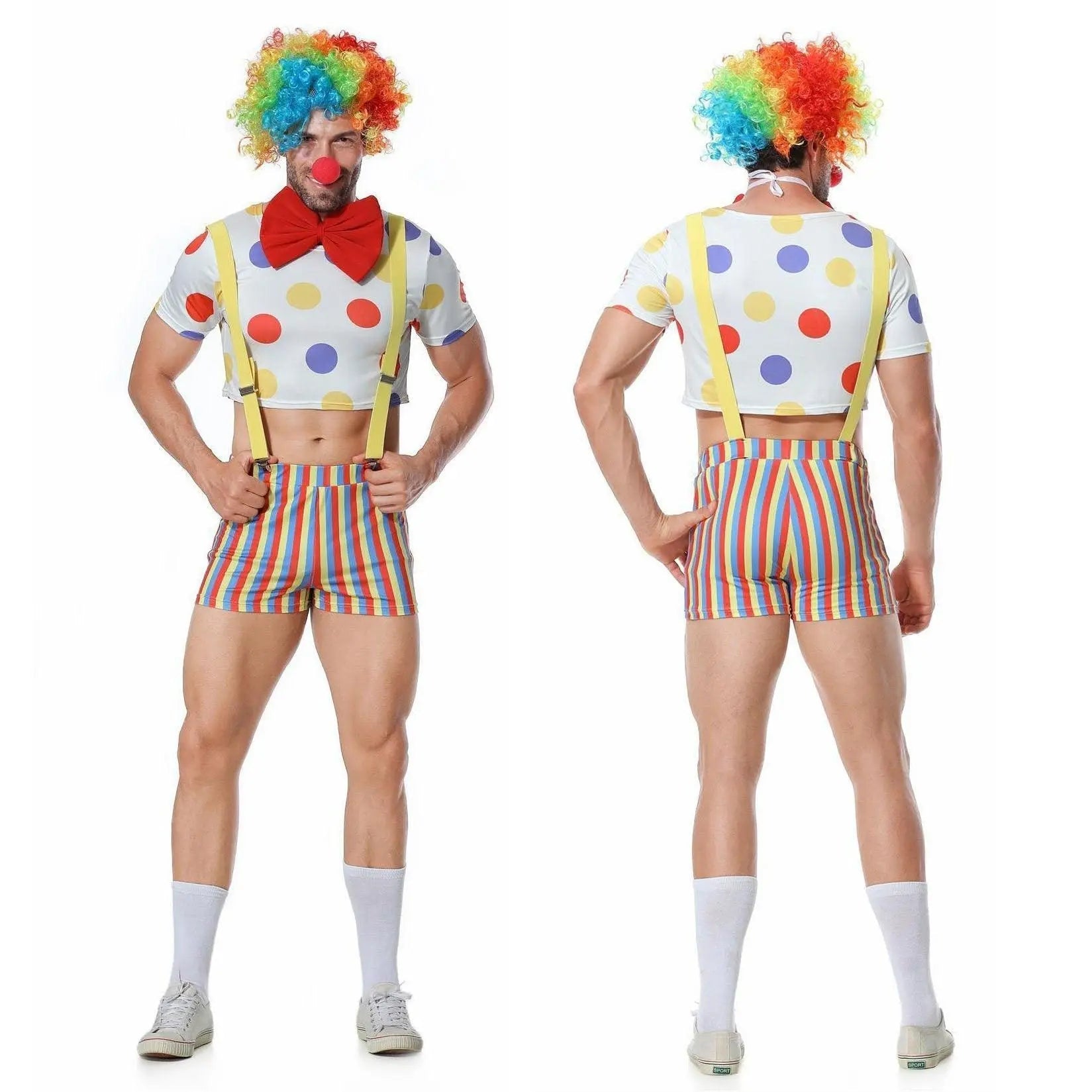 Stag Do Party Fancy Dress Costume Clown For Men - Pajamasbuy