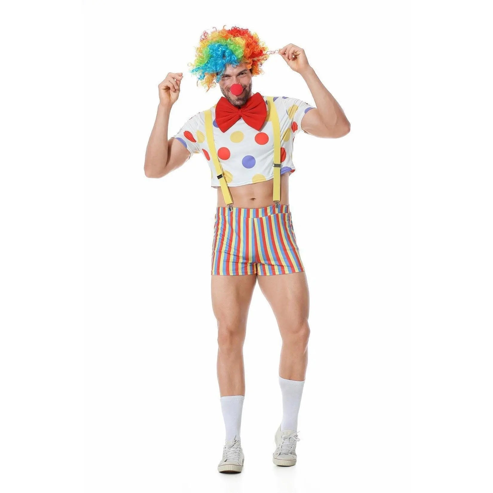 Stag Do Party Fancy Dress Costume Clown For Men - Pajamasbuy