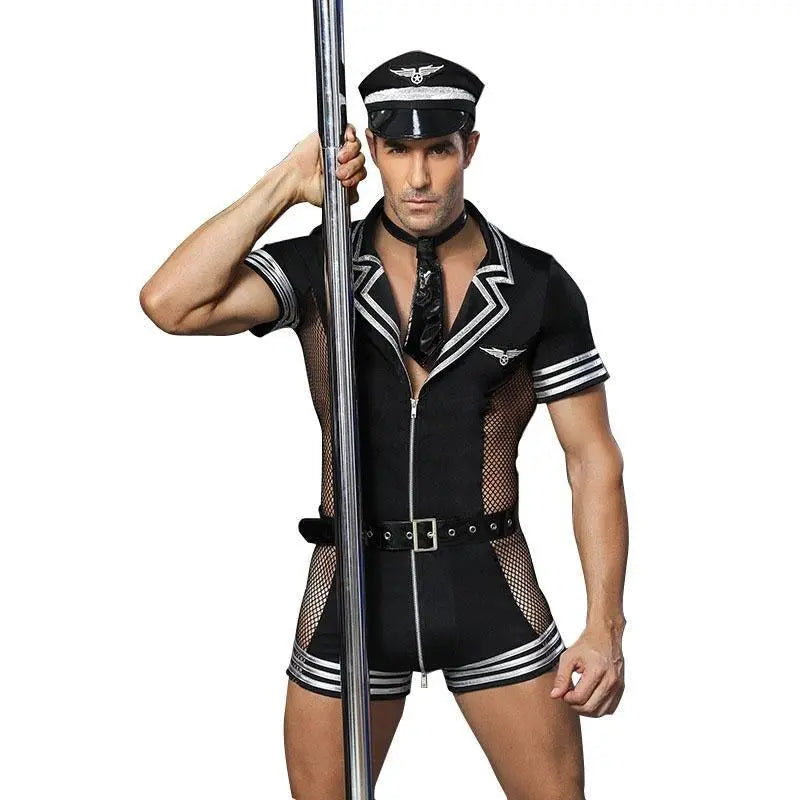 Stag Do Party Fancy Dress Costume Police Sailor Jumpsuit For Men - Pajamasbuy