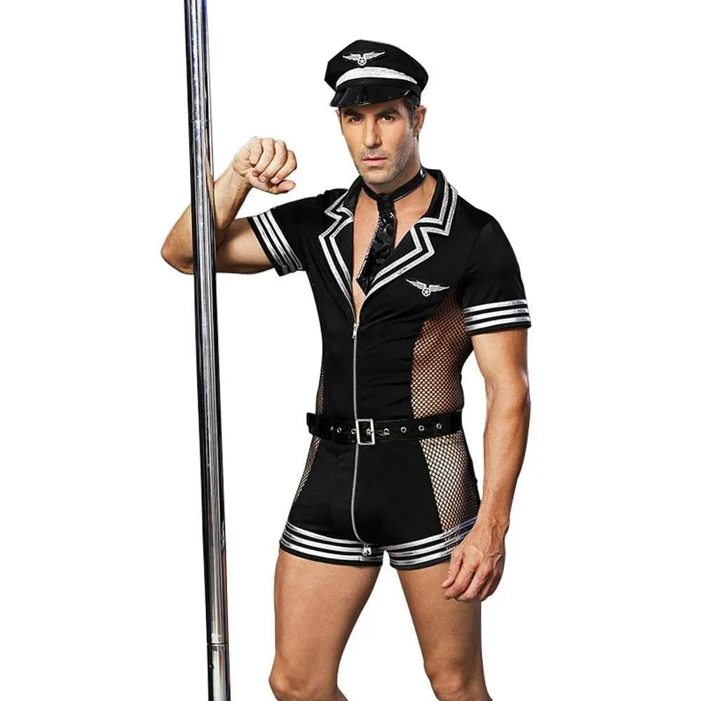 Stag Do Party Fancy Dress Costume Police Sailor Jumpsuit For Men - Pajamasbuy