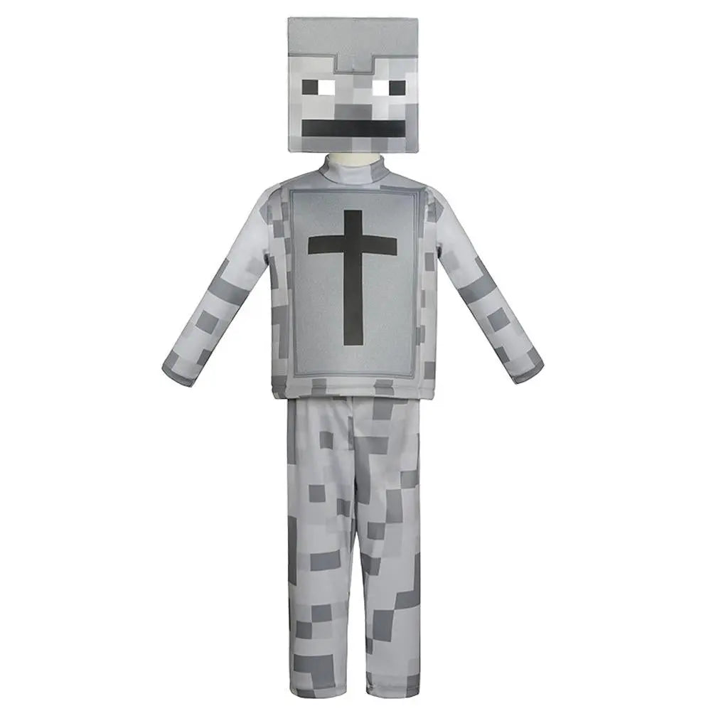 Steve Costume Minecraft Herobrine Notch Alex Cosplay Stage Game Costumes Suits For Kids - Pajamasbuy