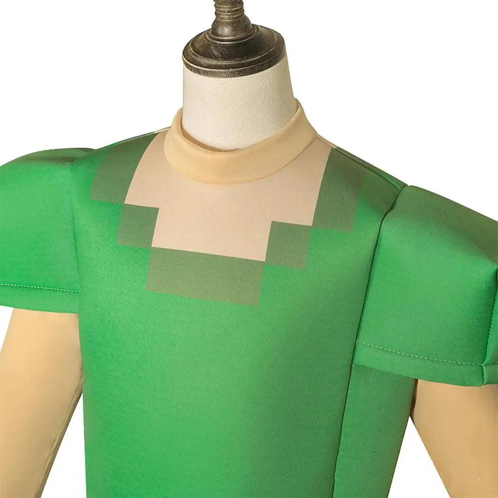 Steve Costume Minecraft Herobrine Notch Alex Cosplay Stage Game Costumes Suits For Kids - Pajamasbuy