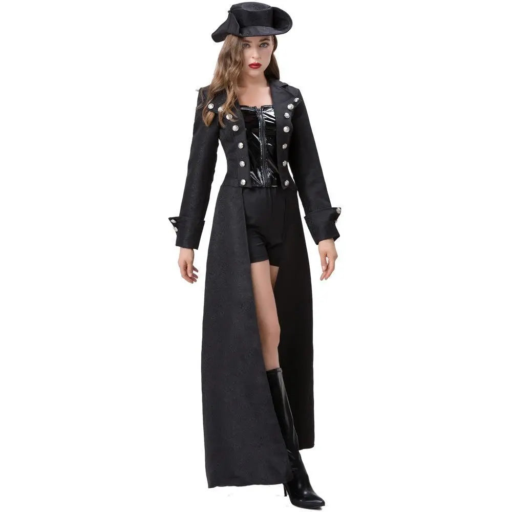 Vintage Medieval Steampunk Halloween Outfits Carnival Cosplay Costume For Adult - Pajamasbuy