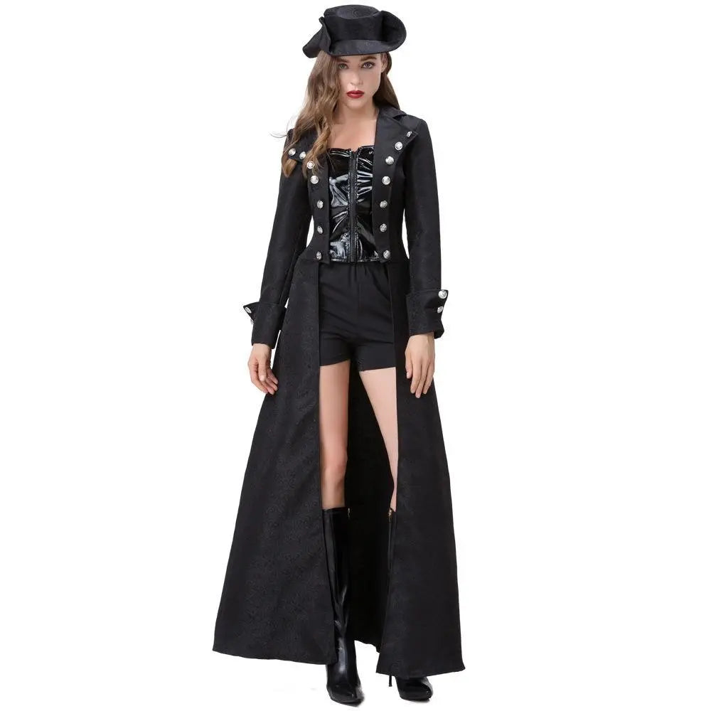 Vintage Medieval Steampunk Halloween Outfits Carnival Cosplay Costume For Adult - Pajamasbuy