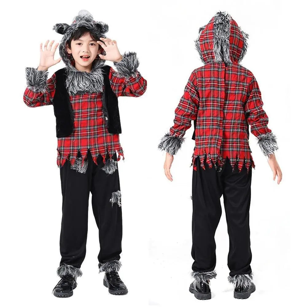 Werewolf Kid costume Halloween Child Cosplay Stage performance - Pajamasbuy