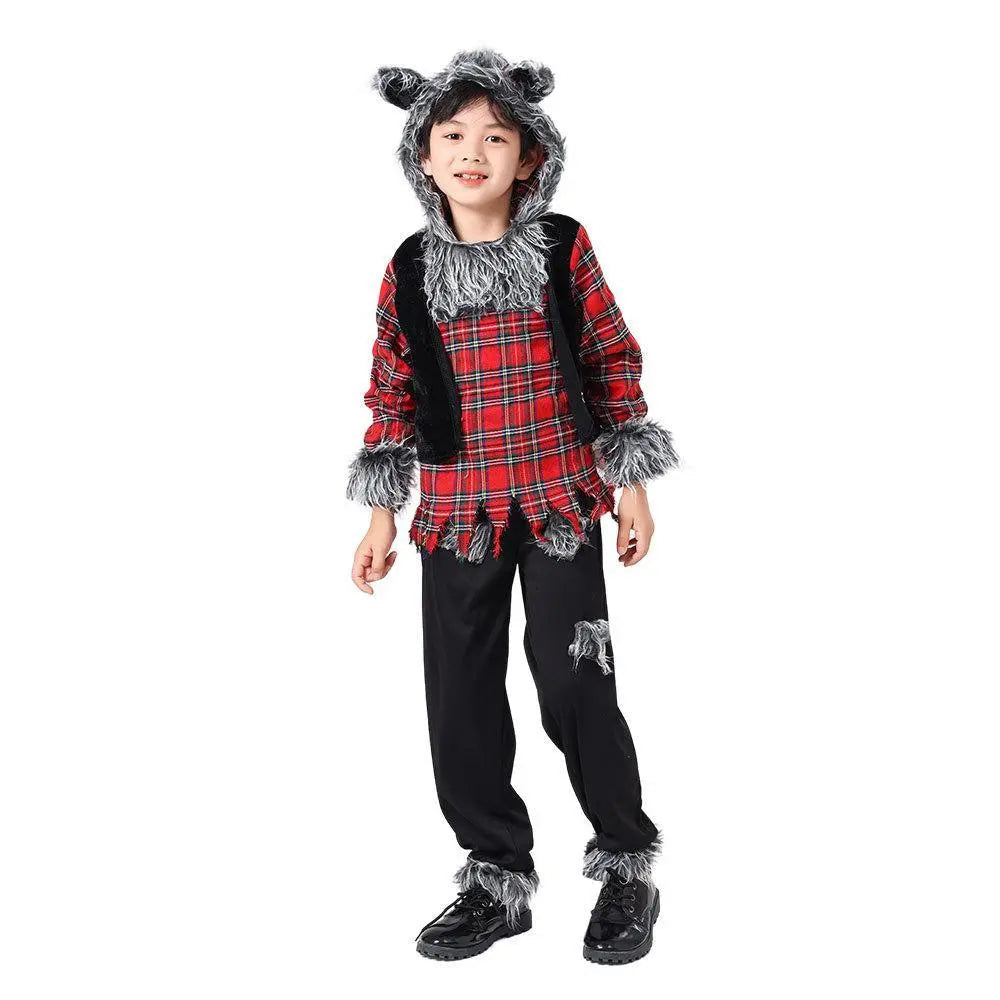 Werewolf Kid costume Halloween Child Cosplay Stage performance - Pajamasbuy