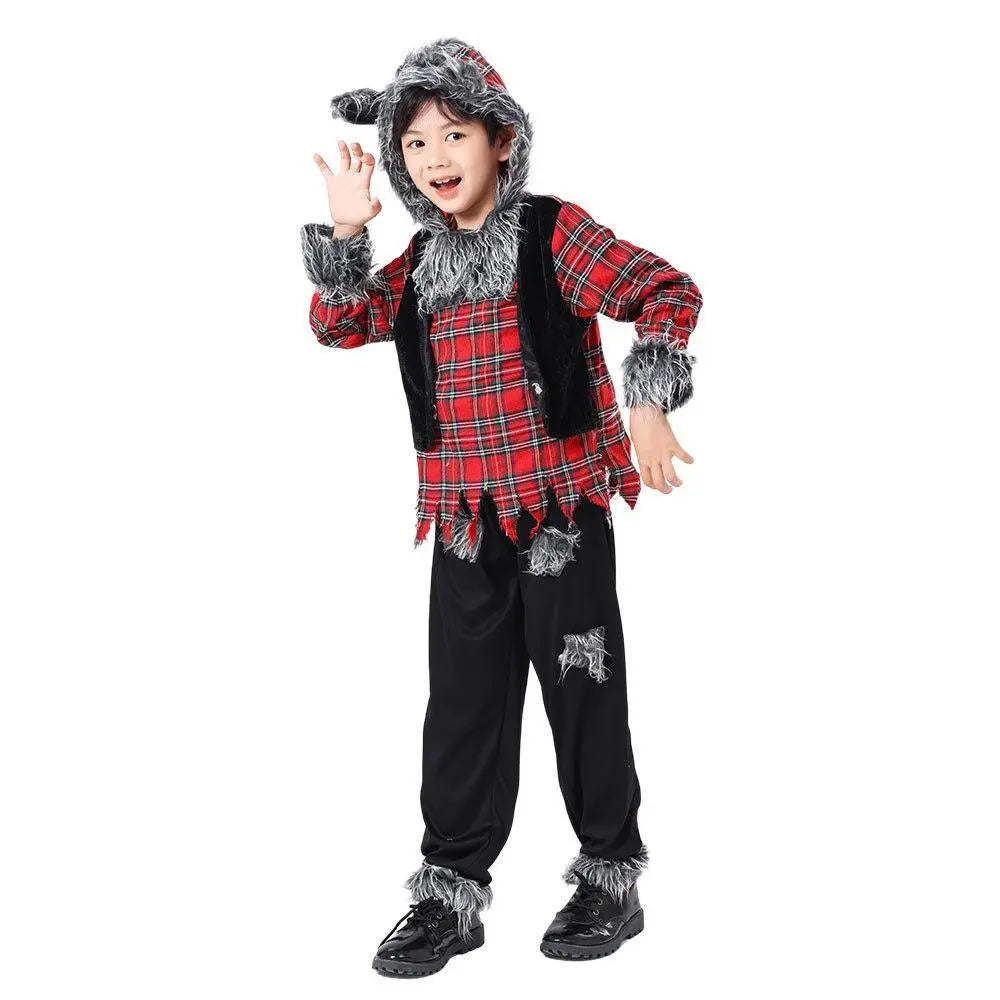 BuyWerewolf Kid costume Halloween Child Cosplay Stage performance Now Cheaper With 3 - 5 Days Ship - PajamasBuy