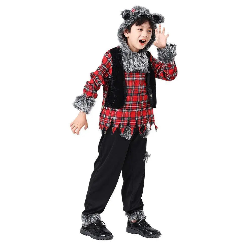 BuyWerewolf Kid costume Halloween Child Cosplay Stage performance Now Cheaper With 3 - 5 Days Ship - PajamasBuy
