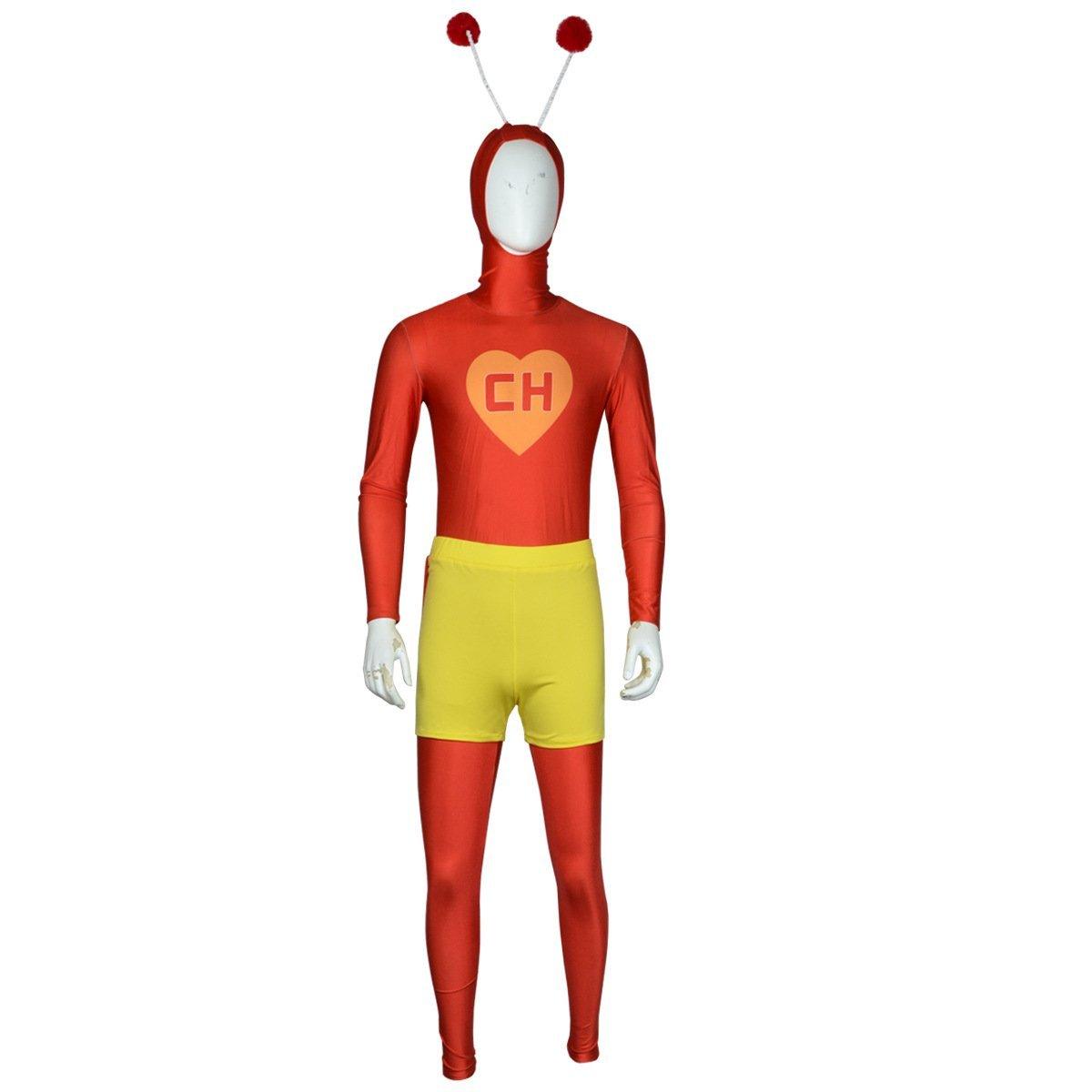 El Chapul?¡ìan Colorado Cosplay Costume Chespirito4 The Red Grasshopper - Pajamasbuy