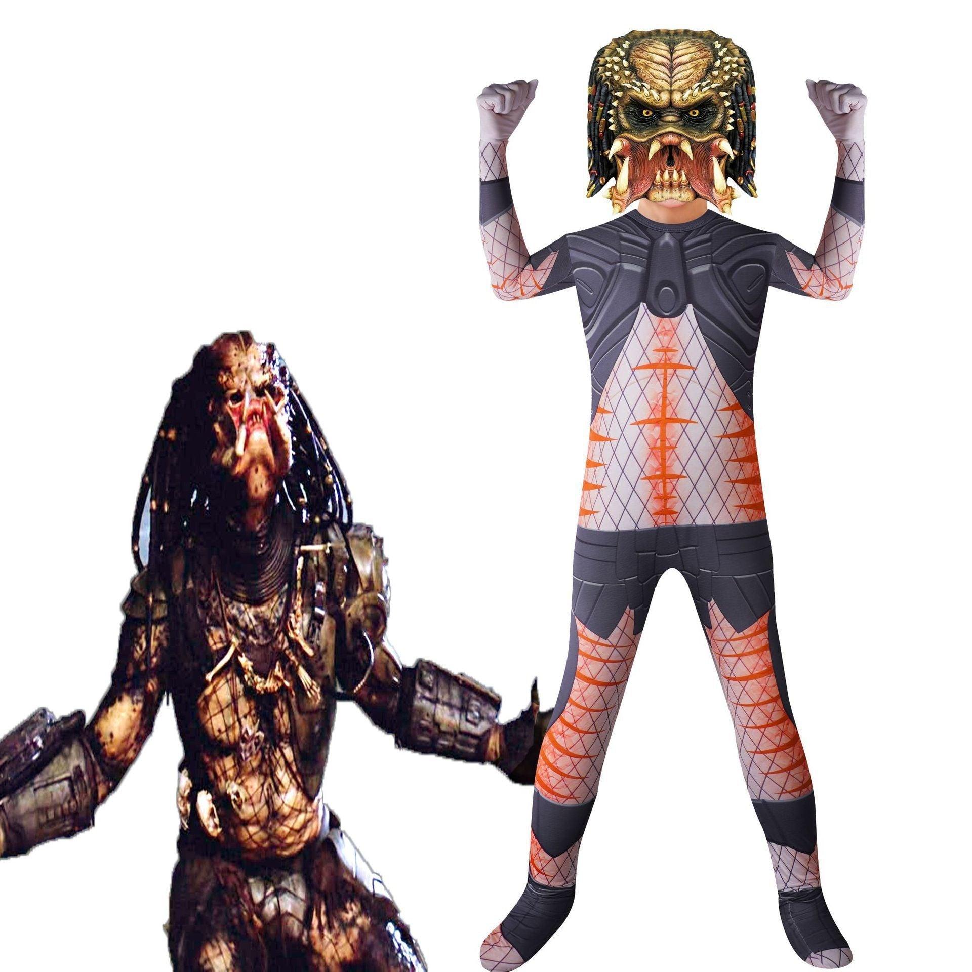 Horror Predator Child Play Costume Stage Performance Jumpsuit Hallloween - Pajamasbuy
