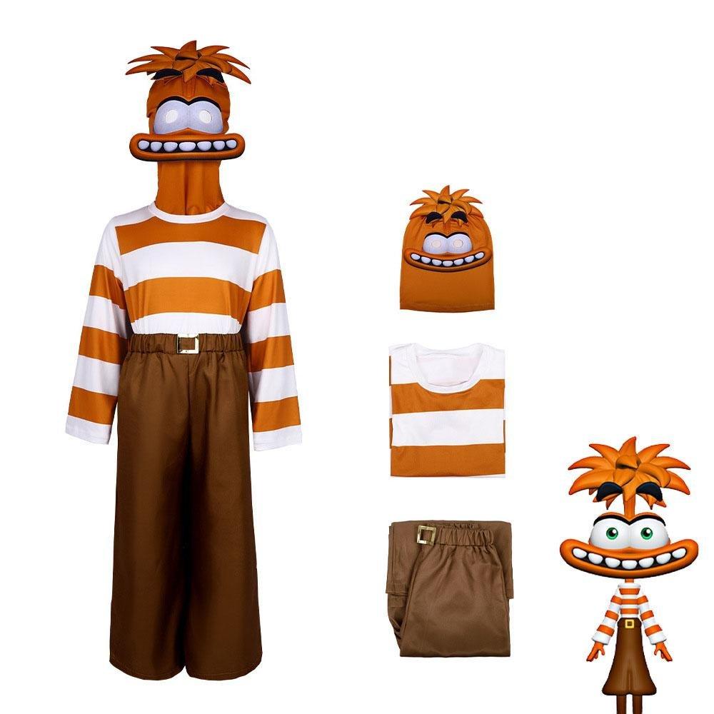 Inside Out 2 Anxiety Costume Halloween Stage Performance Outfit for Kids and Adults - Pajamasbuy
