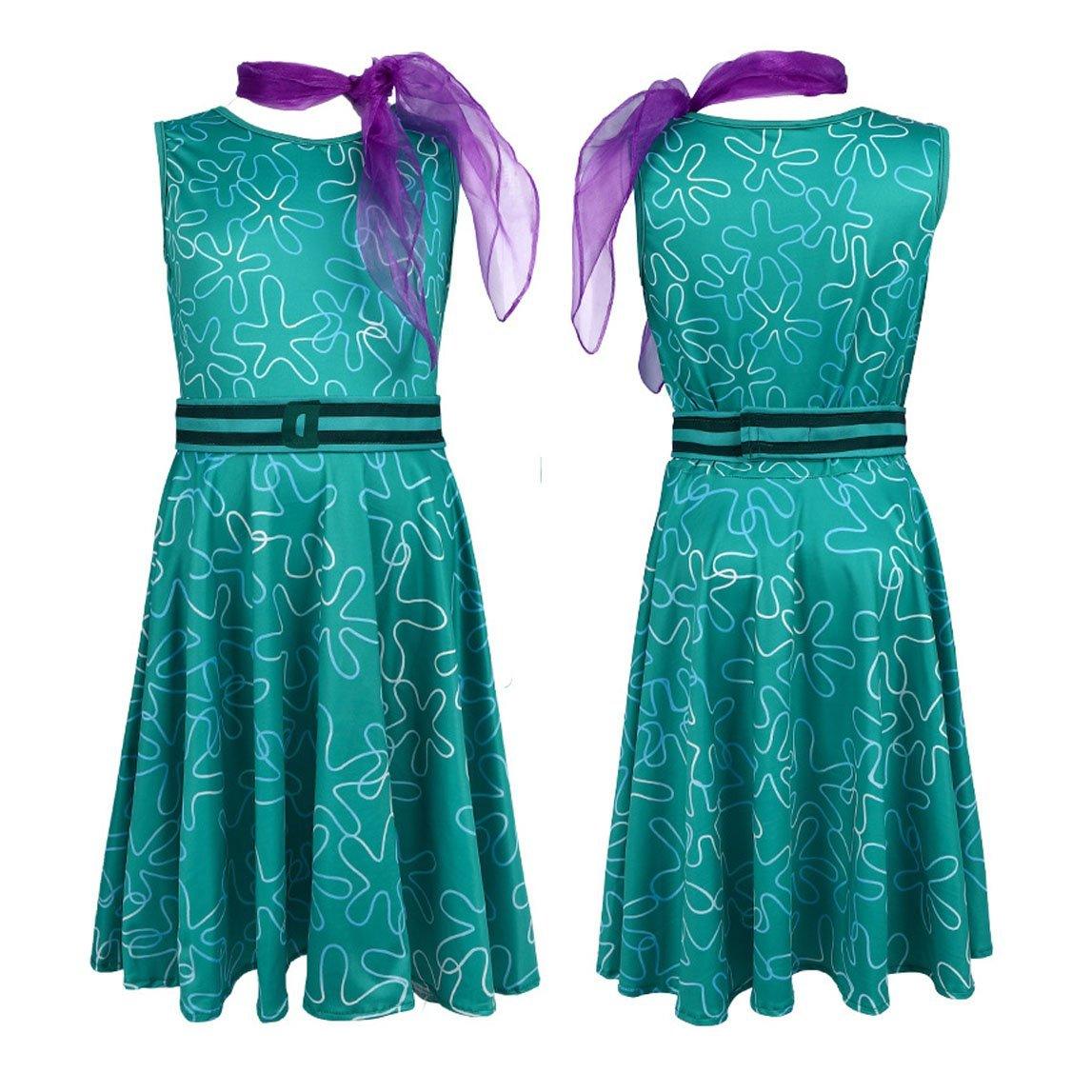 Inside Out 2 Disgust Costume Halloween Stage Performance Outfit for Kids and Adults - Pajamasbuy