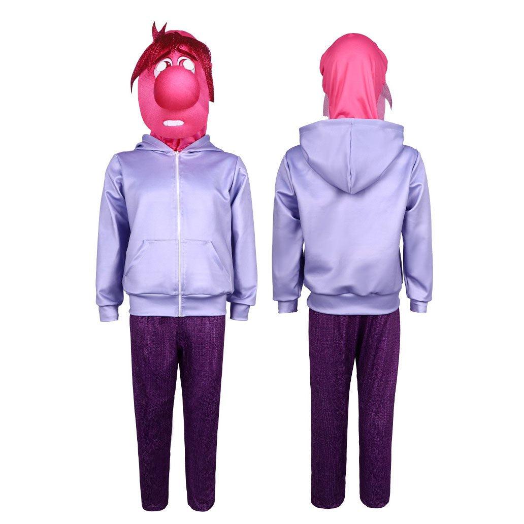 Inside Out 2 Embarrassment Costume Halloween Stage Performance Outfit for Kids and Adults - Pajamasbuy