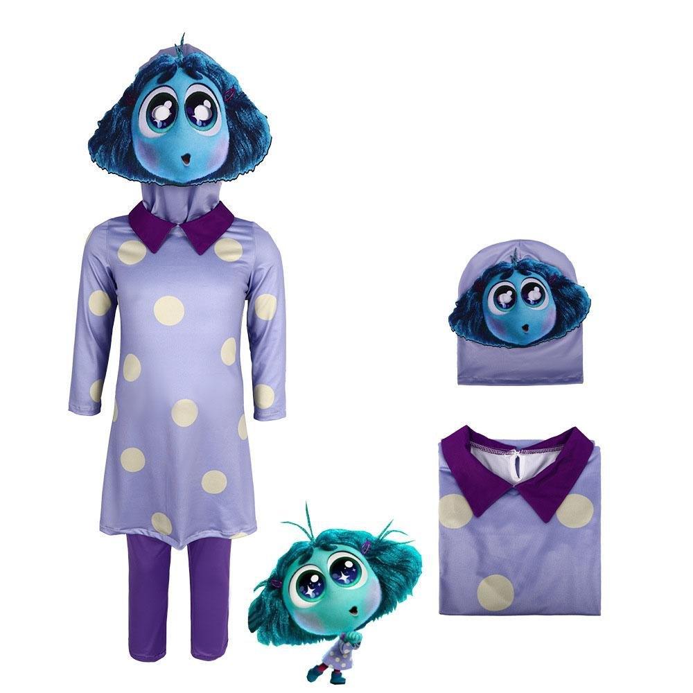 Inside Out 2 Envy Costume Halloween Stage Performance Outfit for Kids and Adults - Pajamasbuy