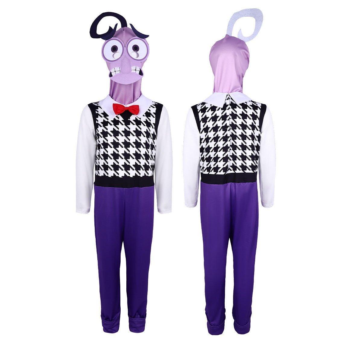Inside Out 2 Fear Costume Halloween Stage Performance Outfit for Kids and Adults - Pajamasbuy
