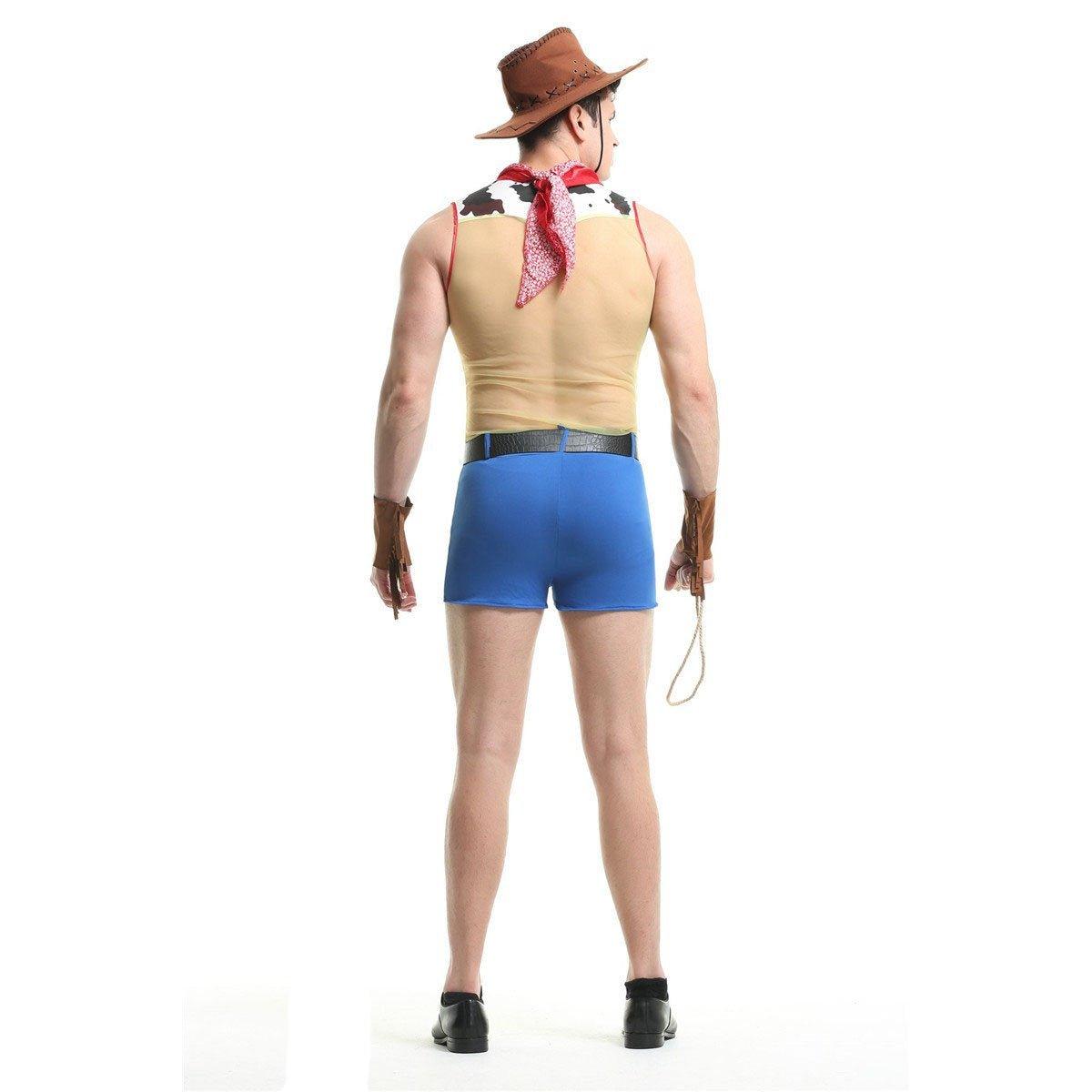 Stag Do Party Fancy Dress Costume Sheriff Woody Night Club For Men - Pajamasbuy