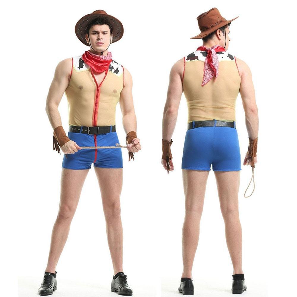 Stag Do Party Fancy Dress Costume Sheriff Woody Night Club For Men - Pajamasbuy